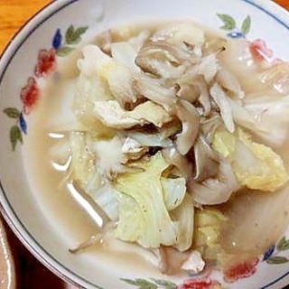 白菜・舞茸・あげの　煮物